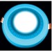 Светильник LED с подсветкой встраиваемый Ecostrum синий DownLight 6+3W (CDLR72223) Греция