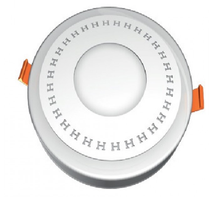 Светильник LED с подсветкой встраиваемый Ecostrum синий DownLight 6+3W (CDLR72223) Греция
