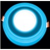 Светильник LED с подсветкой встраиваемый Ecostrum DownLight 3+3W (CDLR72213) синий