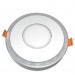 Светильник LED с подсветкой встраиваемый Ecostrum DownLight 3+3W (CDLR72213) синий