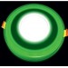 Светильник LED с подсветкой встраиваемый Ecostrum DownLight 6+3W (CDLR72216) Небо зеленый