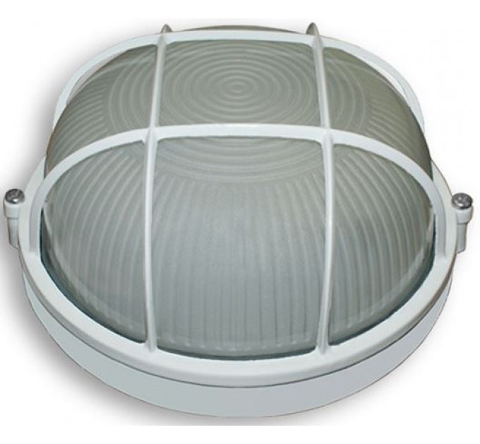 Светильник LED "Баня Сауна" влагозащищенный Ecostrum 60W (МС-1051) Белый круг с решеткой
