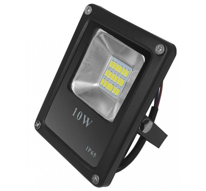 Прожектор Ecostrum UA LED IC 10W, IP65, 1000Lm (UALED-10IC) цвет черный и белый
