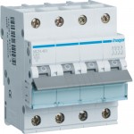Автоматический выключатель Hager 3P + N, 6 кА, С (MCN401)
