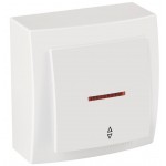 Выключатель NILSON Themis проходной 1-кл (NS-26111008) с подсветкой