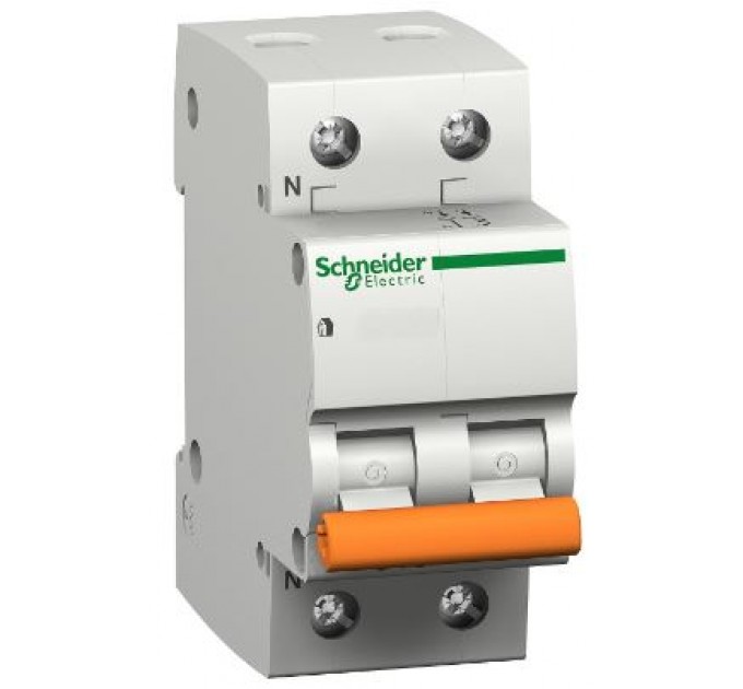 Миниатюрный автоматический выключатель Schneider 1P+N, 40A, C, ВА63 (11217)