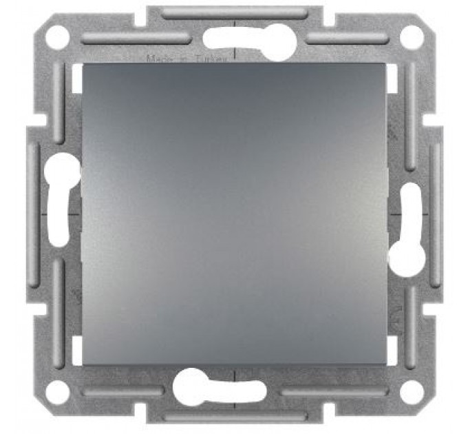 Двухполюсный выключатель Schneider Asfora EPH0200162 Сталь