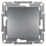 Выключатель двухполюсный Schneider Asfora Сталь EPH0200162