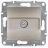 Розетка проходная-А (4dB) TV Schneider Asfora EPH3200269 Бронза 1 разъем
