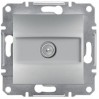 Розетка проходная-А (8dB) TV Schneider Asfora EPH3200361 алюминий 1 разъем