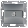 Розетка проходная-А (8dB) TV Schneider Asfora EPH3200362 сталь 1 разъем