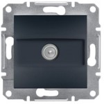 TV розетка Проходная-А (8dB) Schneider Asfora 1 разъем Антрацит EPH3200371