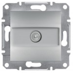 TV розетка концевая Schneider Asfora 1 разъем Алюминий EPH3200161