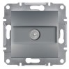 Розетка концевая TV Schneider Asfora EPH3200162 Сталь 1 разъем