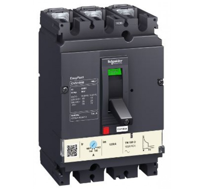 Автоматический выключатель Schneider Easypact CVS250B TM200D 3P3D, 25кА (LV525302)