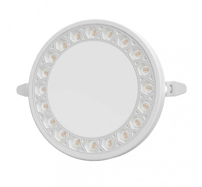 Встроенный Led светильник даунлайт ADAMANT Violux 24W, 4200К, IP20 (VL-100180) круг