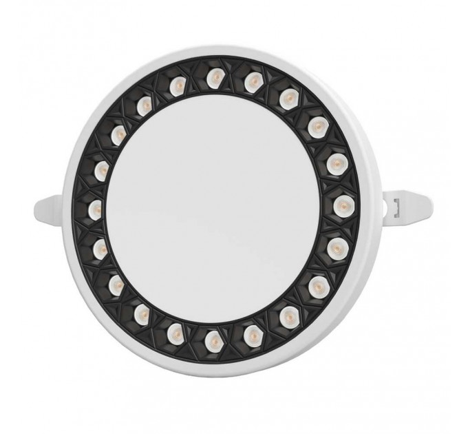 Встроенный Led светильник даунлайт ADAMANT Violux 24W, 4200К, IP20 (VL-100190) круг